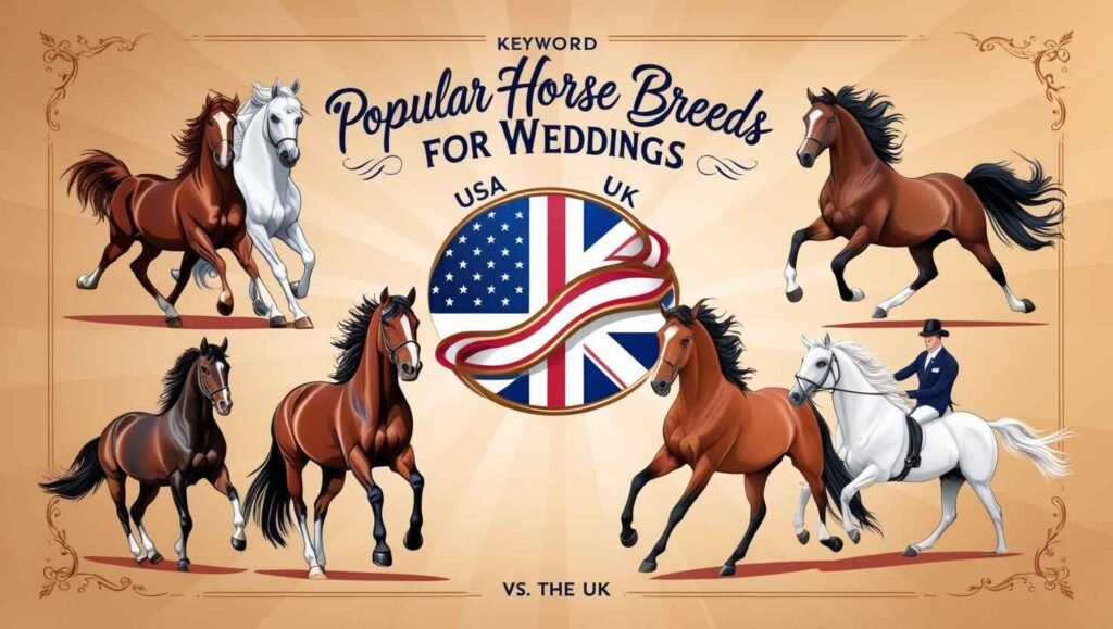 Popular Horse Breeds for Weddings: USA 'vs' UK